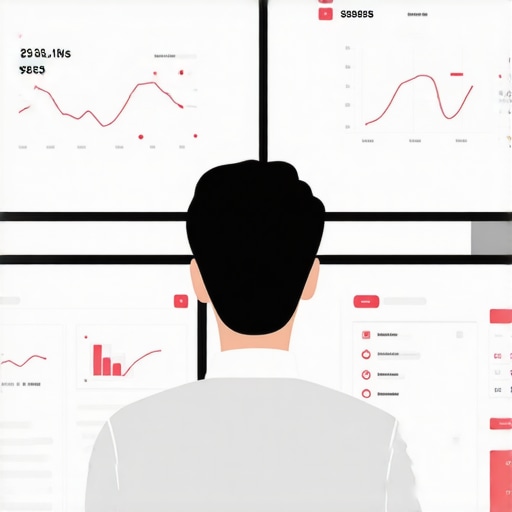 A person analyzing backlinks and citations on a digital dashboard