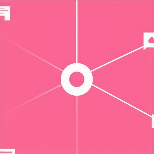 A digital illustration showing interconnected backlinks among local authority sources for SEO