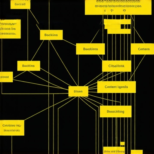 Layered Authority Network for Local SEO Diagram showing interconnected backlinks, citations, and content layers in local SEO