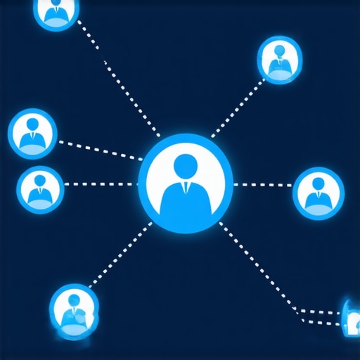 A visual diagram showing local backlinks linking to a business for SEO authority