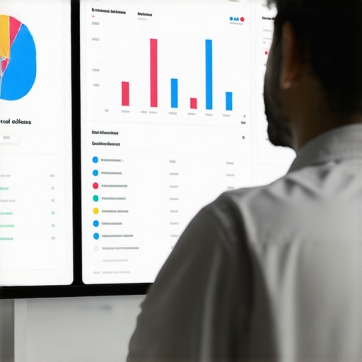 Digital marketing dashboard showing backlinks and citation metrics for local SEO