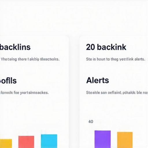 Screenshot of SEO tools showing backlink health and alerts for maintaining authority stacks.