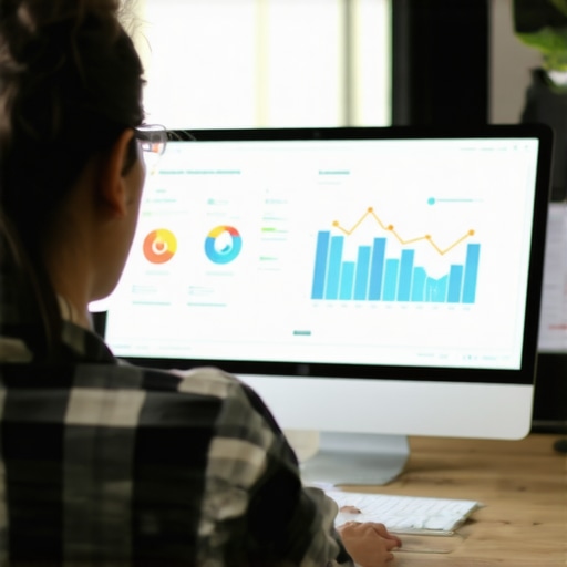 Person analyzing backlinks and SEO metrics with Ahrefs and SEMrush