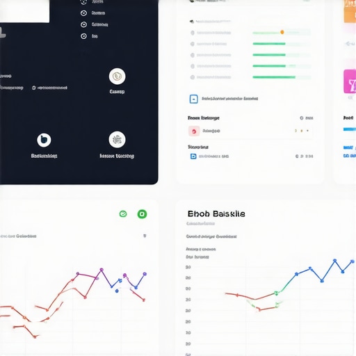 Screenshot of backlink analytics dashboard with graphs and alerts