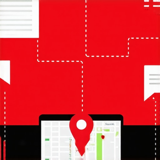 Diagram showing the layers of backlinks, citations, and social signals forming a digital authority stack for local SEO