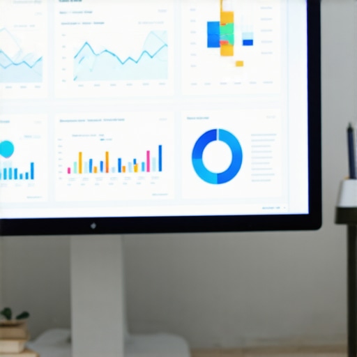 Screenshot of local SEO analytics and management tools on a computer monitor.