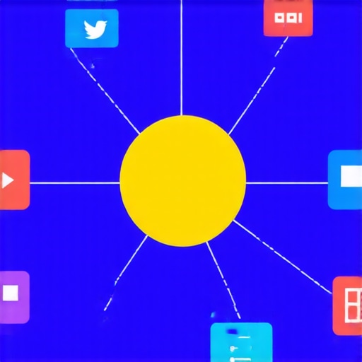Diagram showing interconnected local SEO signals forming an authority loop.