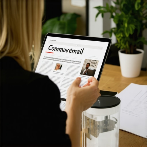 Business owner reaching out to local newspaper for news coverage and backlinks