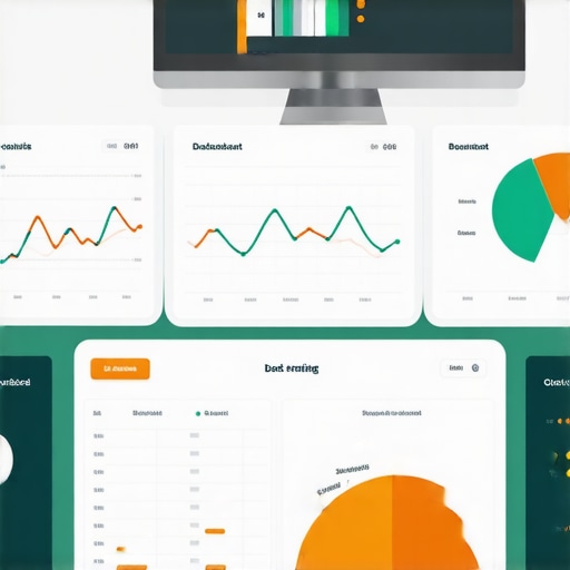 A digital marketing dashboard displaying backlink metrics, local rankings, and content planning tools for ongoing SEO maintenance.