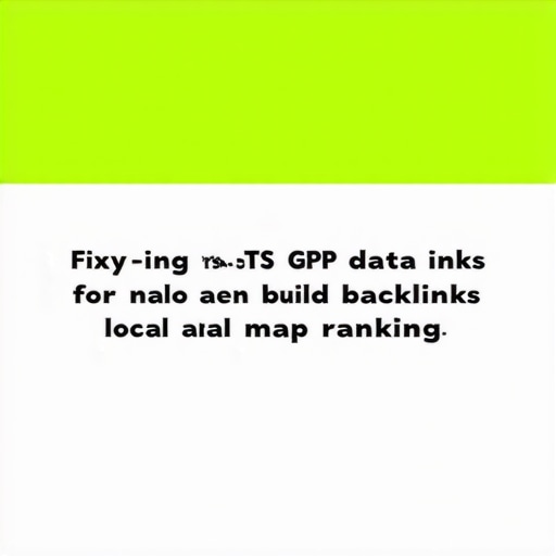 Infographic illustrating steps to improve local map visibility through GPS data fixing and authority building.