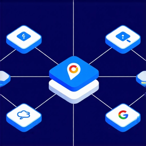 Visual representation of a multi-cloud local SEO authority stack