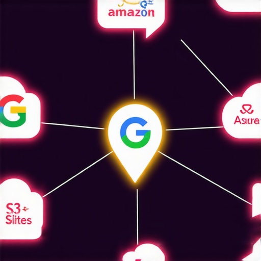 Visual representation of a multi-cloud authority stack for local SEO ranking dominance.