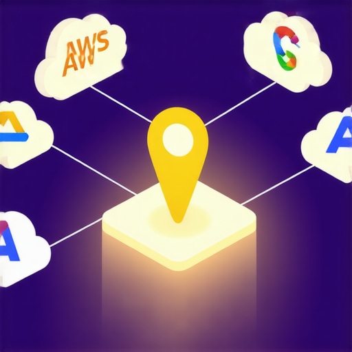 A diagram illustrating how cloud nodes transfer authority to a local map pin.