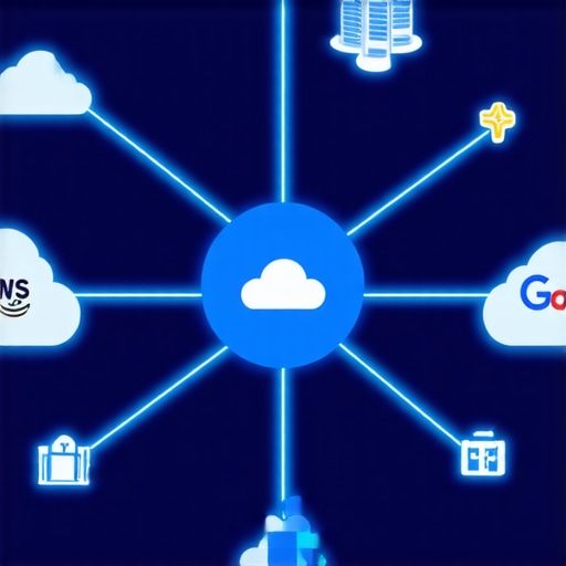 Diagram of local SEO authority stacking showing cloud nodes and neighborhood link connections.