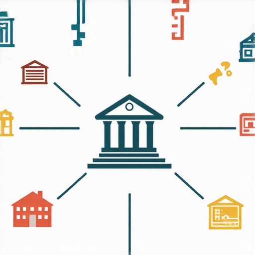 Diagram of hyper-local backlink connections for SEO authority