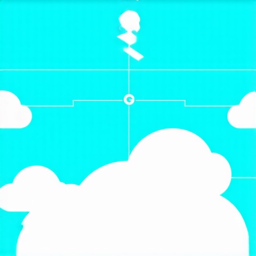 Visual representation of how authority stacking connects cloud nodes to a Google Business Profile.