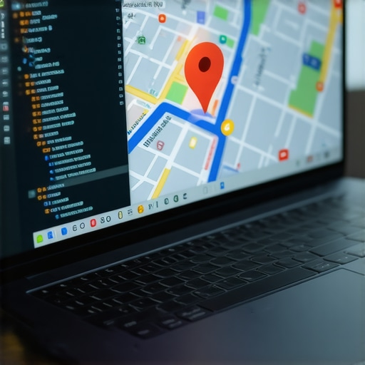 Geo-JSON Schema Optimization for Local SEO Close-up of website code for service area verification and local map pins.