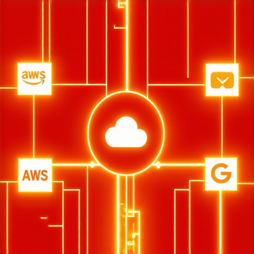 Visual representation of a multi-cloud authority stack for local SEO ranking.