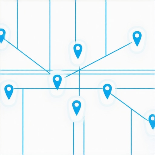 A visual guide to how local community links connect to a Google Maps pin for improved SEO.