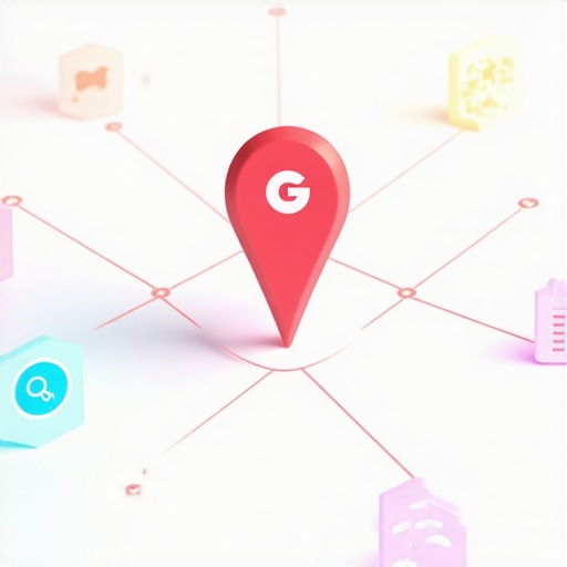 Visual representation of authority stacking for local SEO rankings