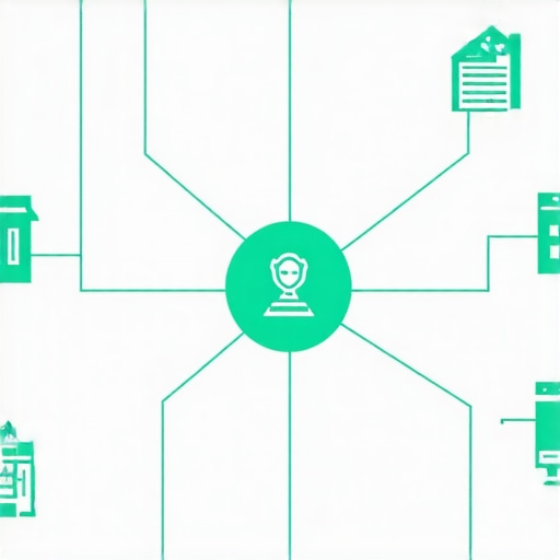 Visual representation of how local signals connect to build business authority.