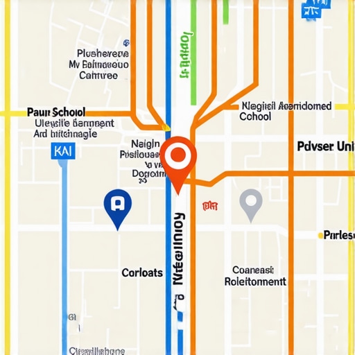 A digital visualization of how local links connect a business to its neighborhood