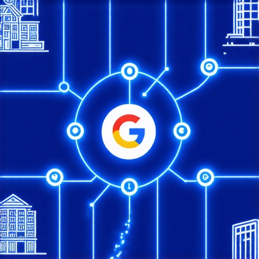 Visual representation of local entity authority stacking for SEO