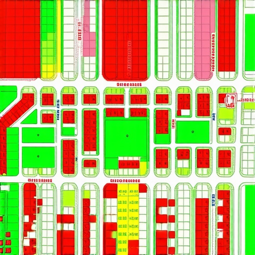 Visual representation of local search proximity shifts using a grid tracking tool