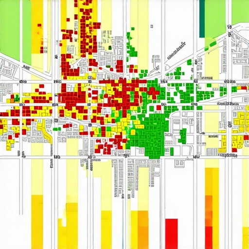 Local SEO Heat Map Ranking Tool A digital interface showing local map pack ranking proximity signals.