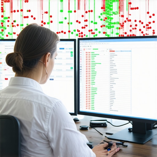 Professional SEO specialist auditing local map pack rankings using a search grid tool.