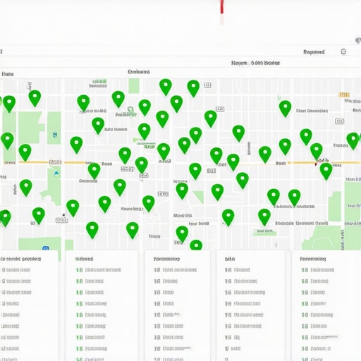 Professional dashboard showing a successful local SEO geo-grid rank tracker