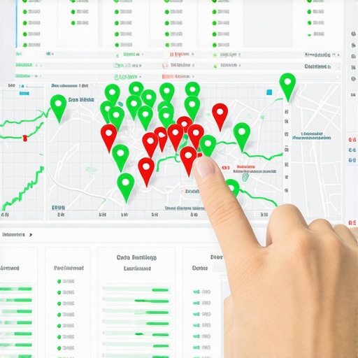 Local SEO Ranking Grid and Data Analysis A visual representation of local search rank tracking using a grid tool to monitor map pack performance.