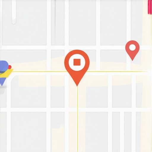 Illustration of a local SEO authority stack connecting a business to neighborhood entities.
