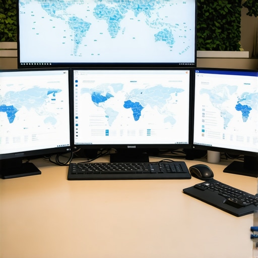 A digital representation of local SEO authority stacking and entity validation nodes on computer screens.