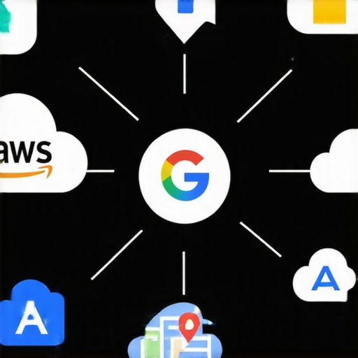 Multi-cloud authority stack diagram for local SEO showing entity validation