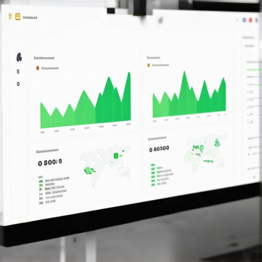 Monitoring Local Authority Stack Performance A clean local SEO dashboard displaying positive ranking trends and node connections.