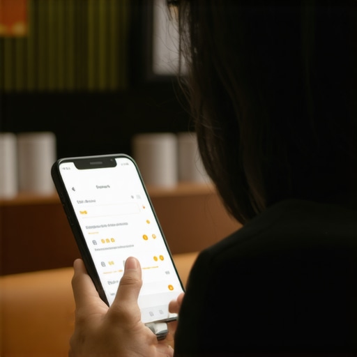 A smartphone displaying a keyword-rich local customer review used for map pack ranking.