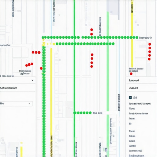 Proximity Ranking Grid and Local SEO Audit Dashboard A visual representation of a local SEO grid scan showing map pack rankings across a specific geographic area.