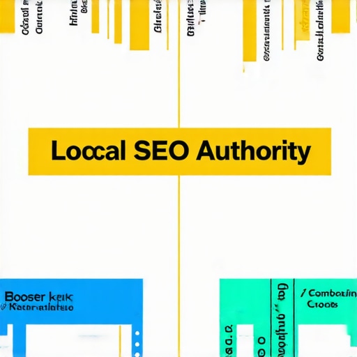 Infographic comparing neighborhood backlinks to national backlinks for local map rankings.