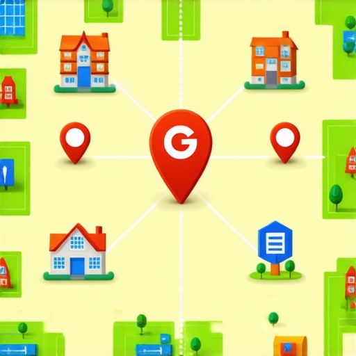 The Hyper-Local Backlink Ecosystem Diagram of local community links connecting to a business map pin for SEO authority.