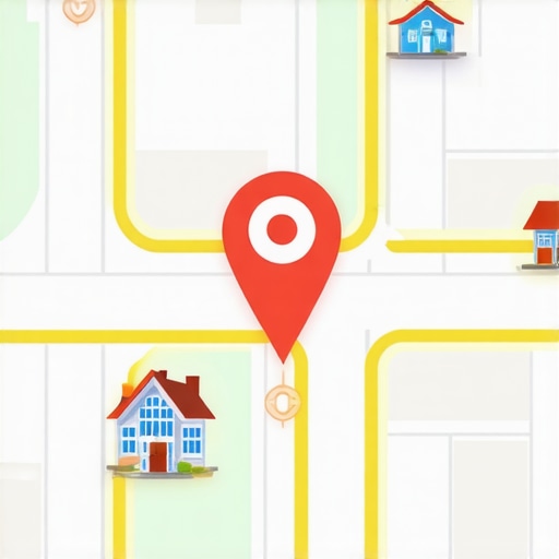 Visualizing Hyper-Local SEO Connectivity Diagram of a local business map pin connected to neighborhood entity signals for SEO authority.