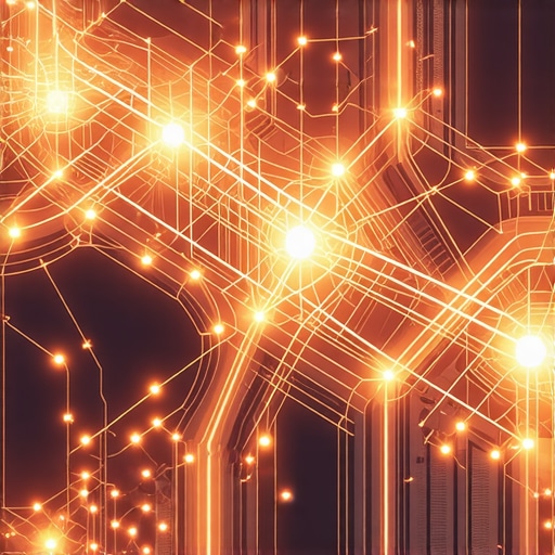 Diagram of local SEO nodes and authority stacks connecting a business to its neighborhood digital ecosystem.