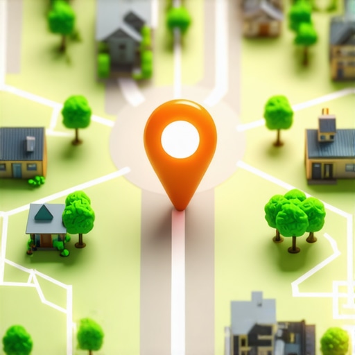 A digital map showing interconnected local SEO signals and neighborhood authority nodes.