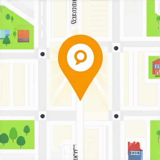 Visualizing Local SEO Entity Connections A map showing how a local business connects to neighborhood landmarks for better search rankings.