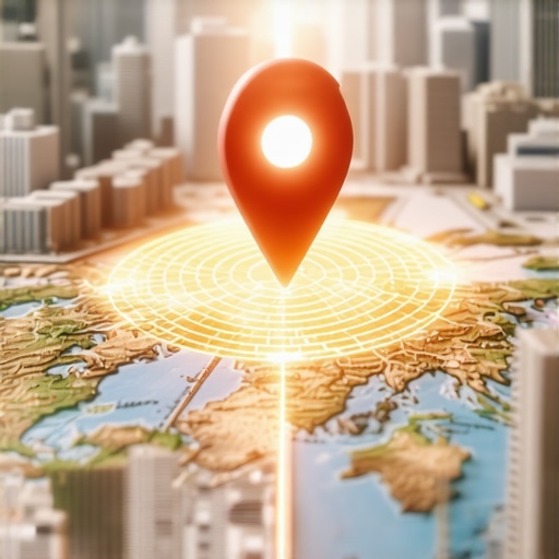 Visualizing Local SEO Proximity Expansion Map showing a business location pin sending out signals to rank in neighboring city sectors