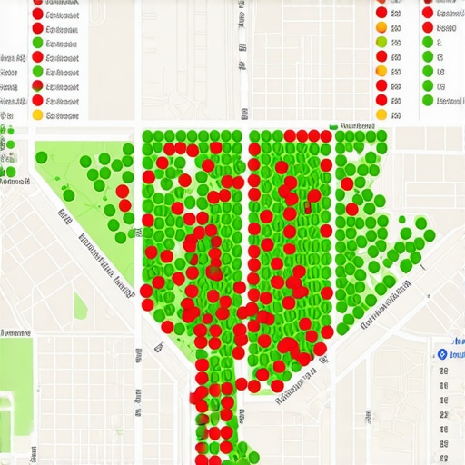 Local SEO geo-grid ranking report