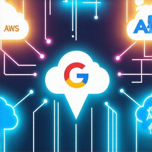 Visualizing Multi-Cloud Authority Stacks for Local SEO Diagram of a business map pin connected to high-authority cloud nodes for SEO ranking.