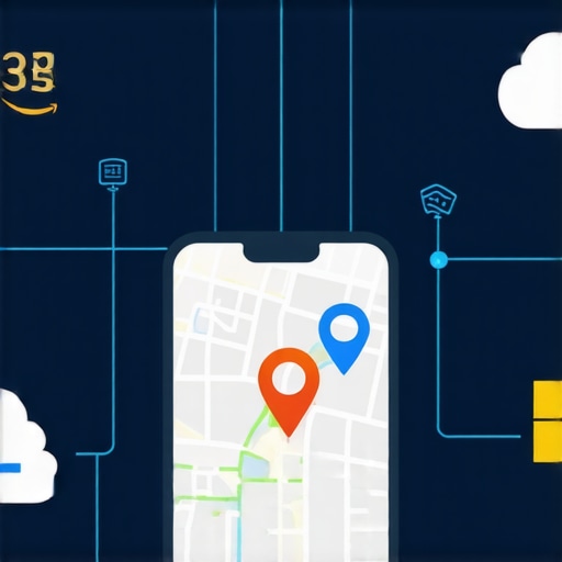 Diagram of multi-cloud nodes boosting local map rankings