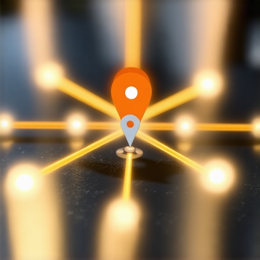Visualizing a High-Authority Local SEO Stack A network of local authority nodes connecting a business to its community for SEO