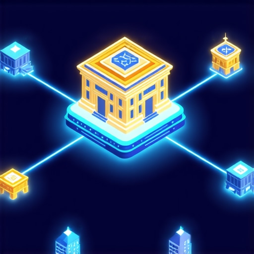 A digital map showing local SEO authority stacking nodes and connections